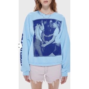 Mother Denim The Drop‎ Square Sweatshirt in High Hopes Size Large